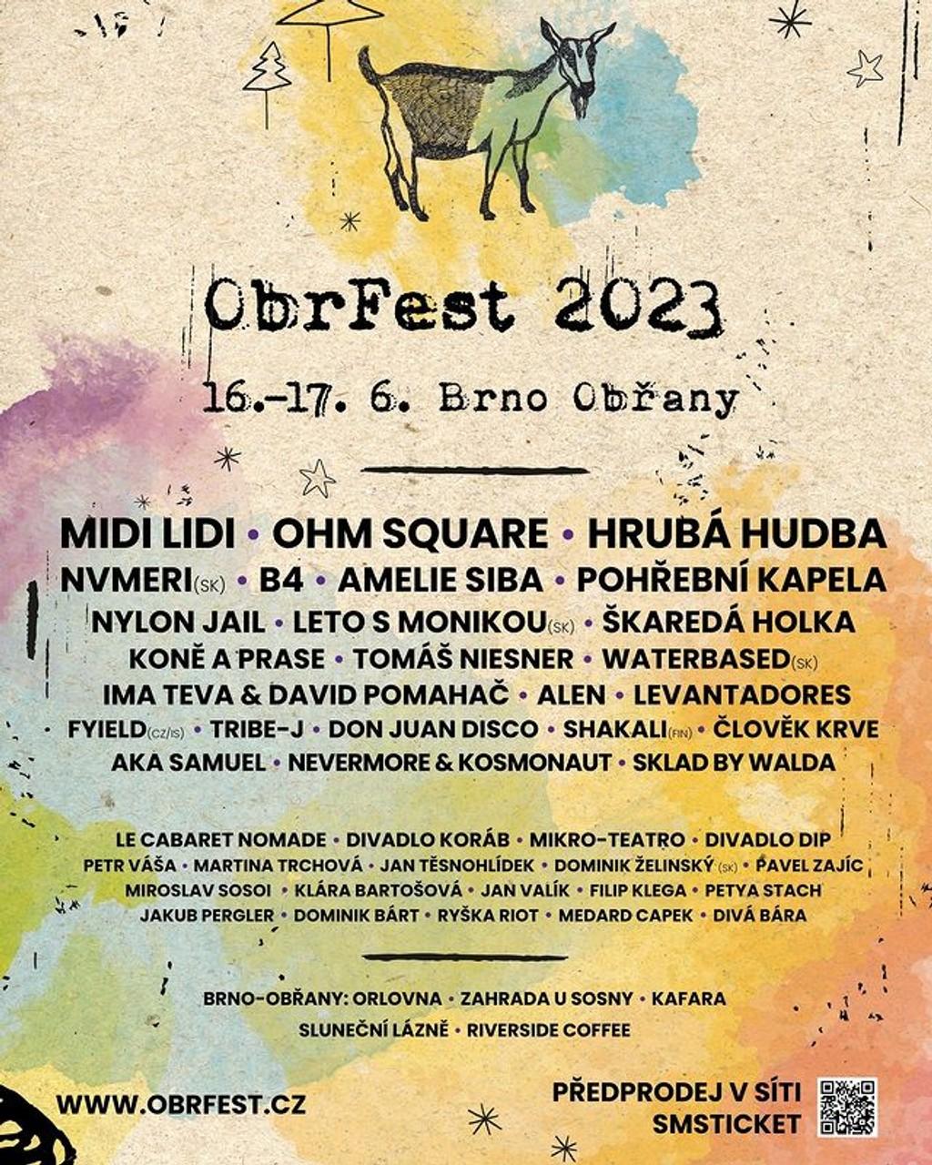 Lineup Poster Obrfest 2023
