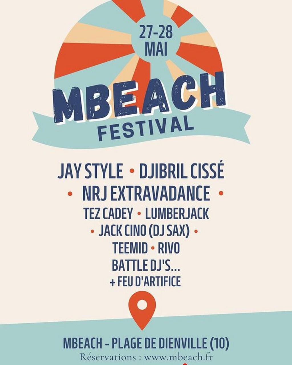 Lineup Poster M Beach Festival 2023