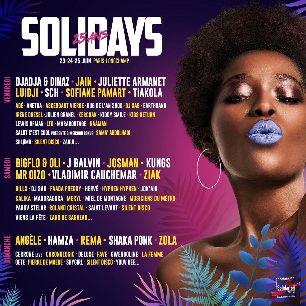 Lineup Poster Solidays 2023