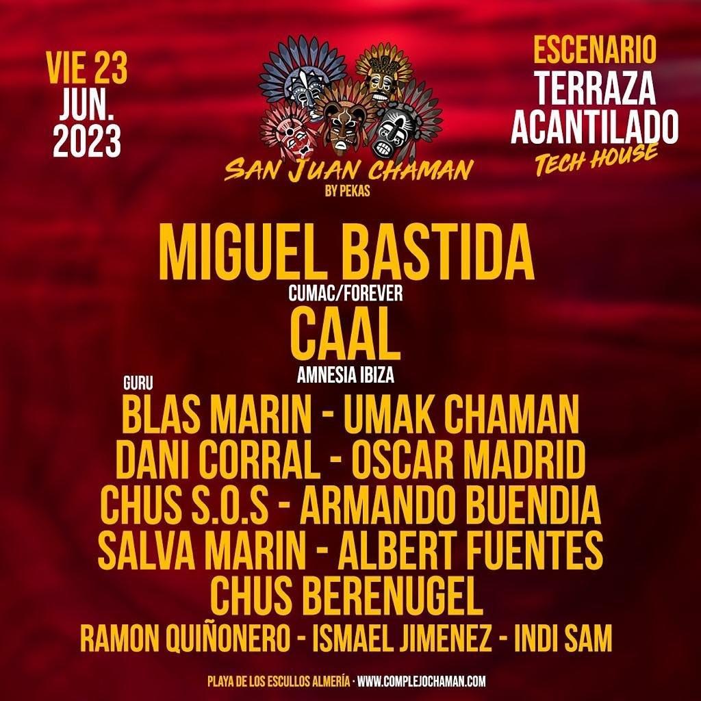 Lineup Poster Festival San Juan by Pekas 2023