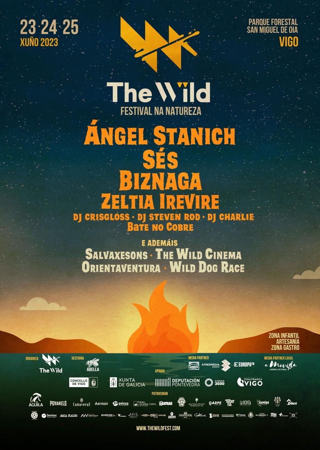 Lineup Poster The Wild Fest 2023