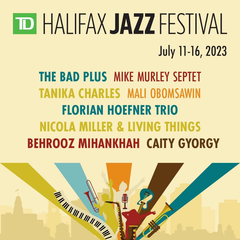 Lineup Poster TD Halifax Jazz Festival 2023