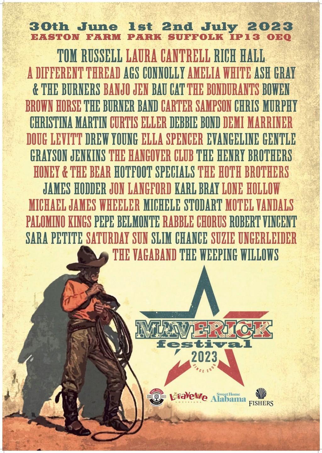 Lineup Poster Maverick Festival 2023