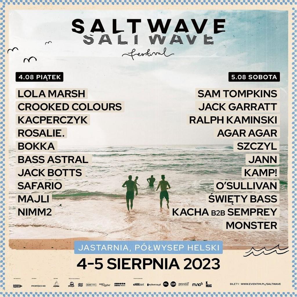 Lineup Poster Salt Wave Festival 2023