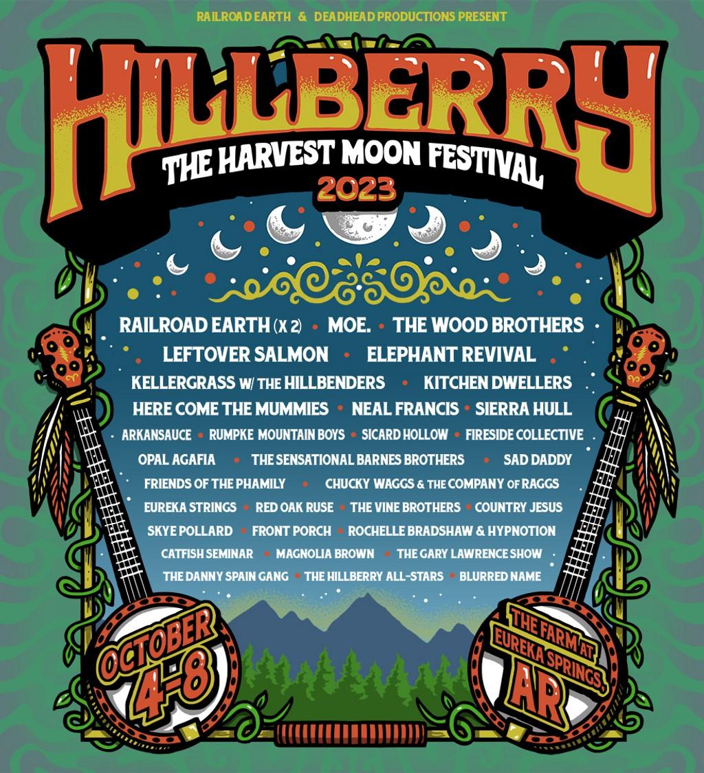 Lineup Poster Hillberry: The Harvest Moon 2023