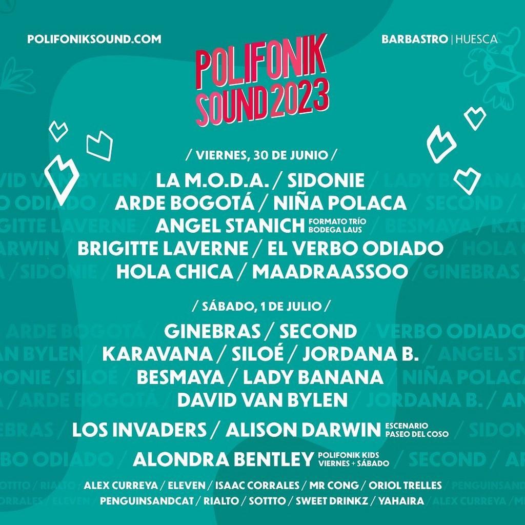 Lineup Poster Polifonik Sound 2023