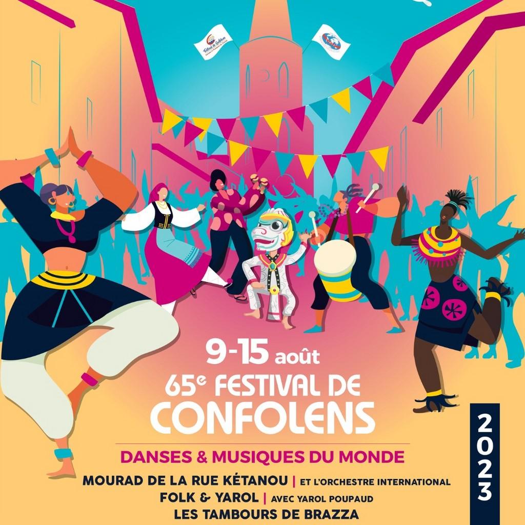 Lineup Poster Festival de Confolens 2023