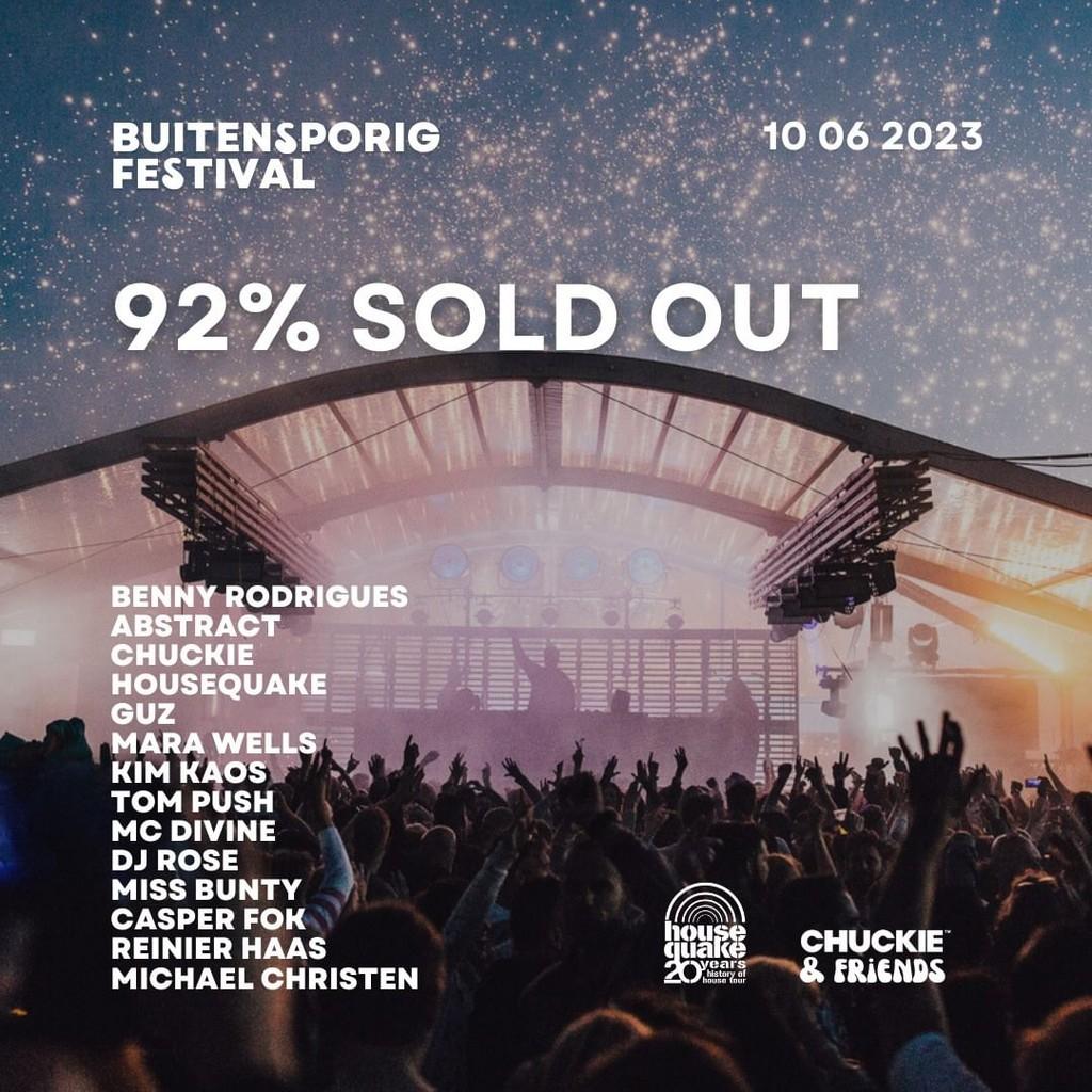 Lineup Poster Buitensporig Festival 2023