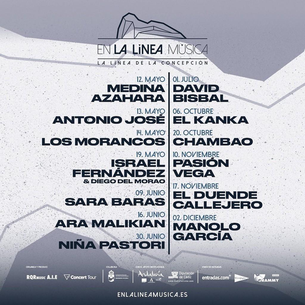 Lineup Poster En La Línea Música 2023