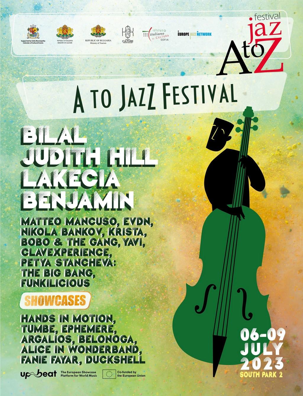 Lineup Poster A to JazZ Festival 2023