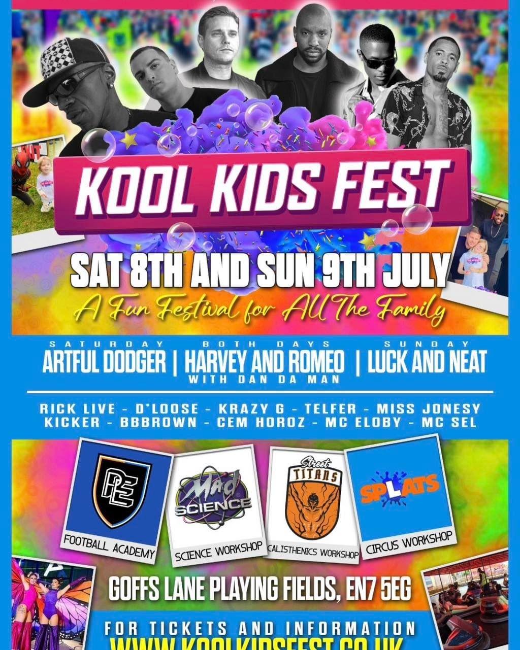 Lineup Poster Kool Kids Fest 2023