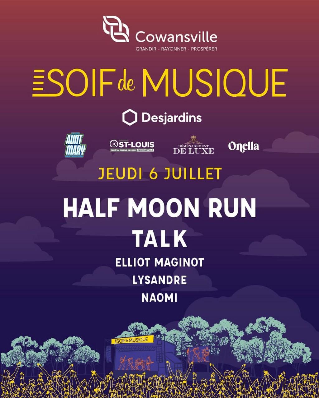 Lineup Poster Soif de Musique 2023