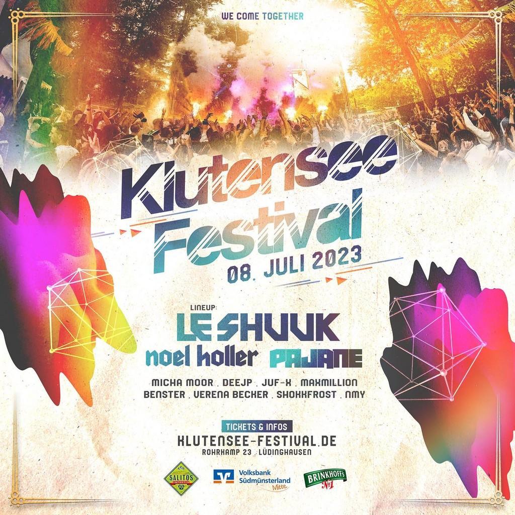Lineup Poster Klutensee Festival 2023