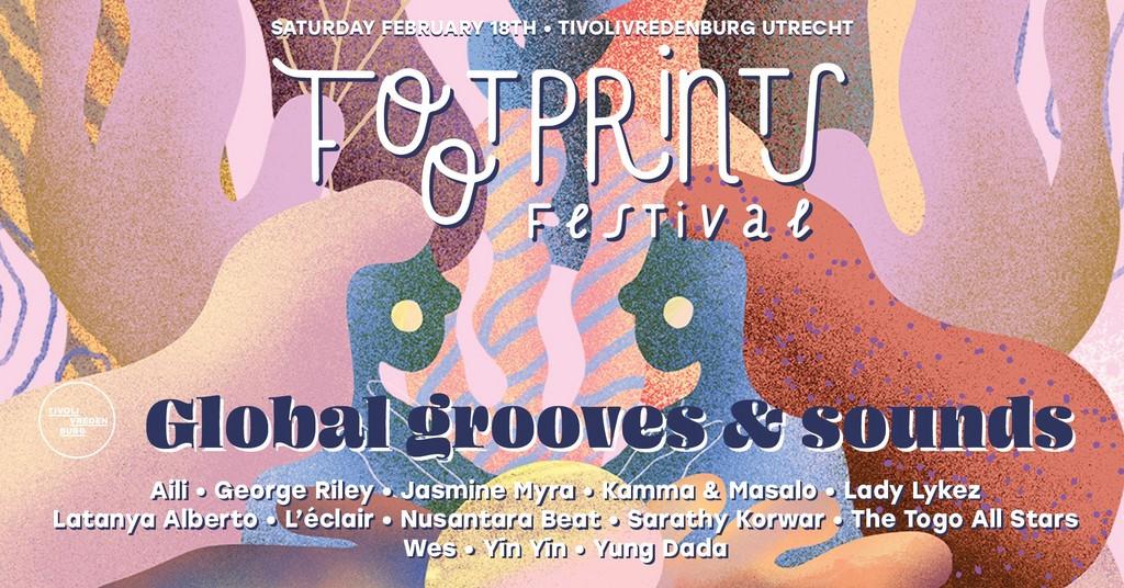 Lineup Poster Footprints Festival 2023