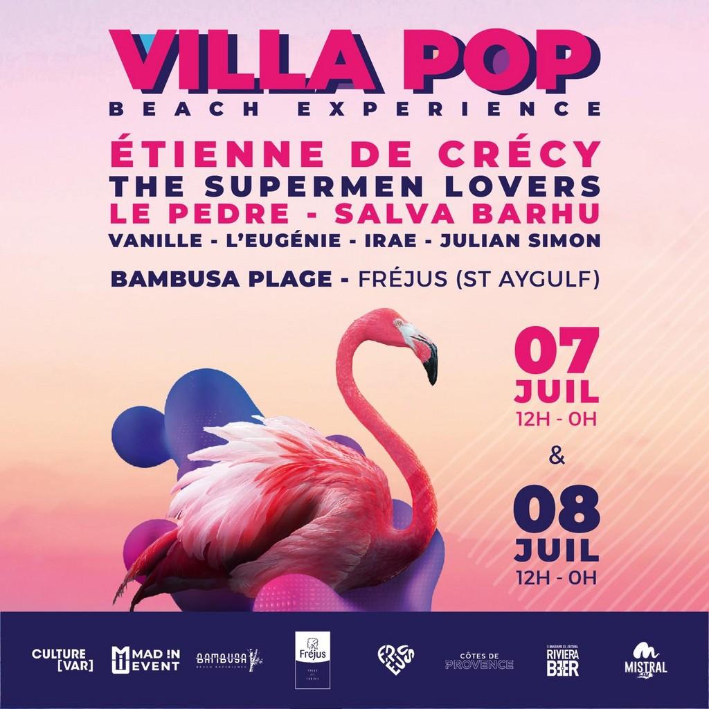 Lineup Poster Villa Pop Festival 2023