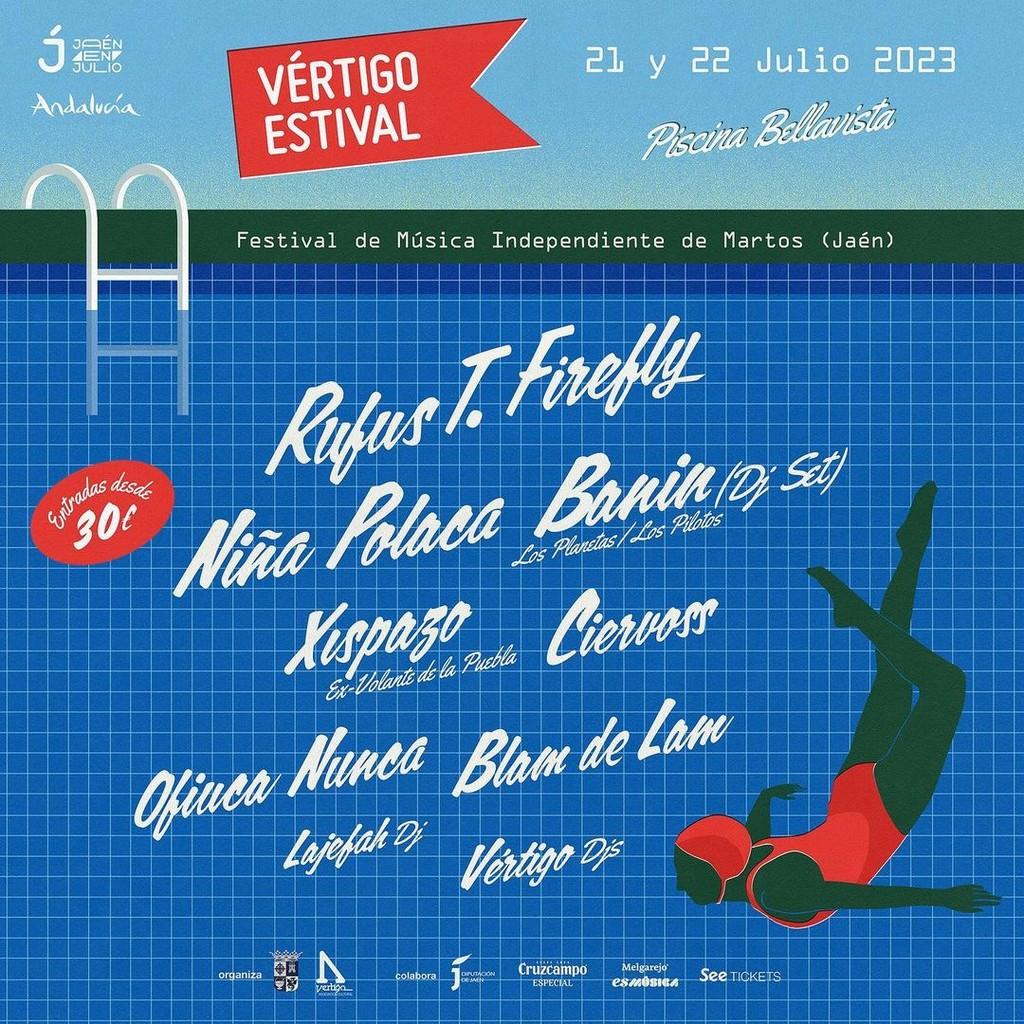 Lineup Poster Vértigo Estival 2023