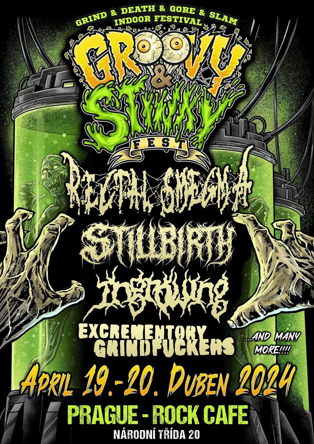 Lineup Poster Groovy & Stinky Fest 2024