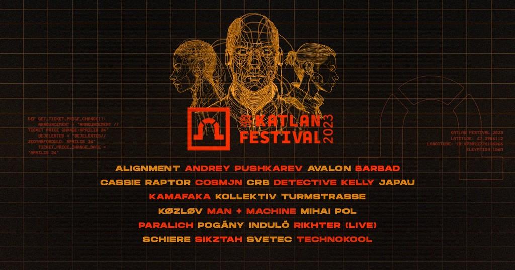 Lineup Poster Katlan Festival 2023