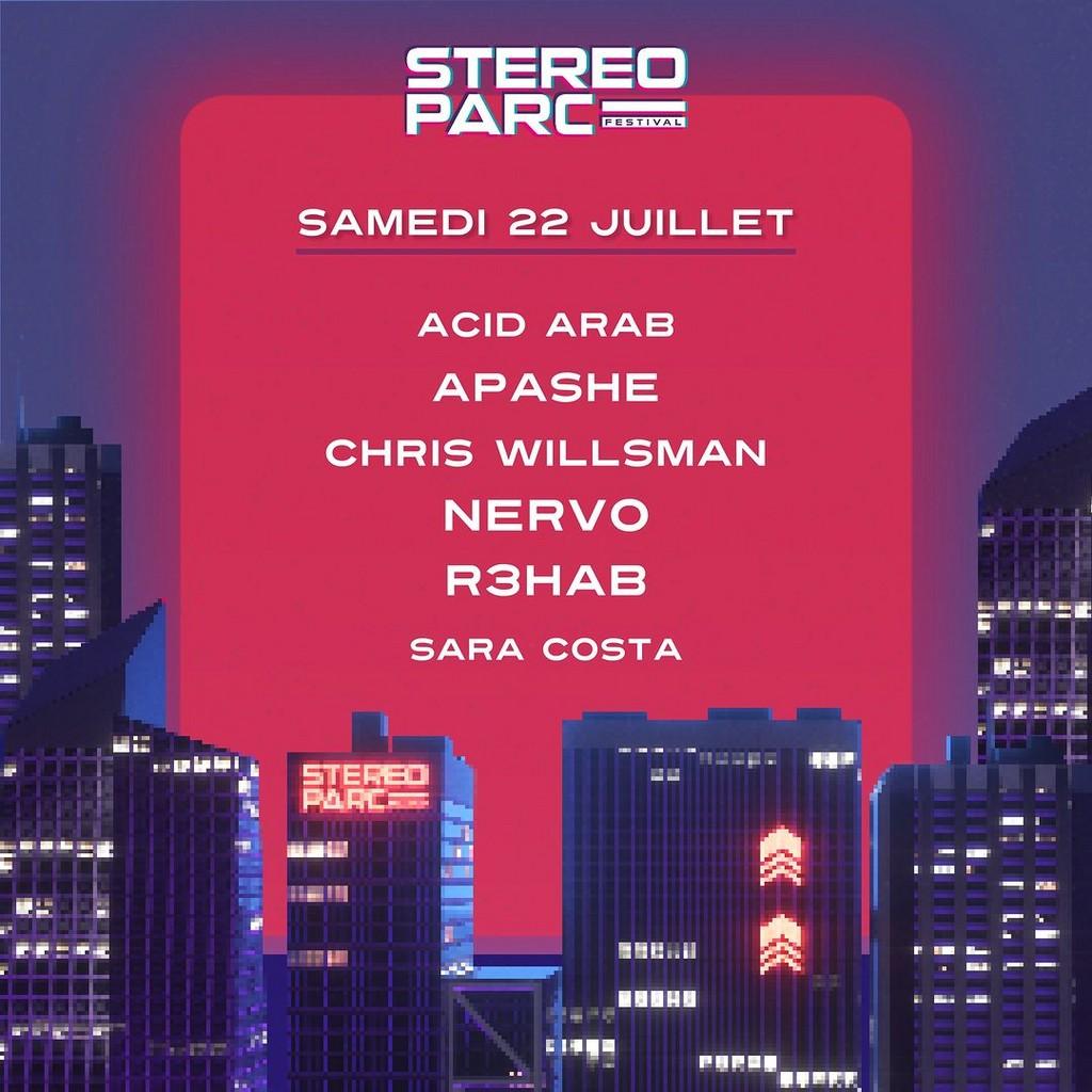 Lineup Poster Stereoparc Festival 2023