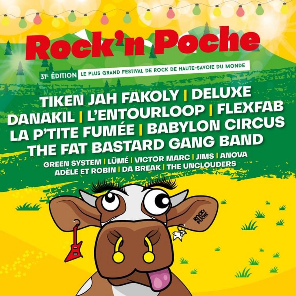 Lineup Poster Rock'n Poche Festival 2023