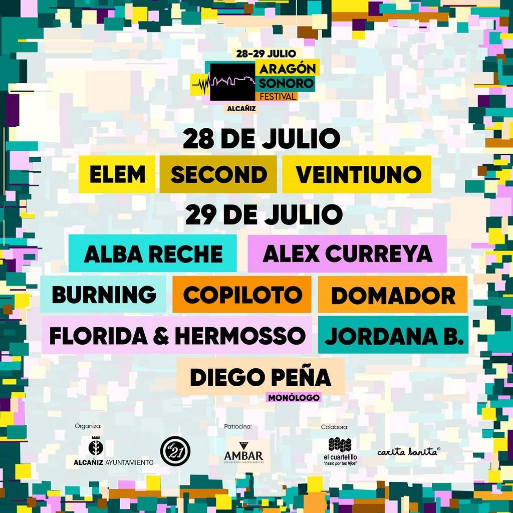 Lineup Poster Aragón Sonoro 2023