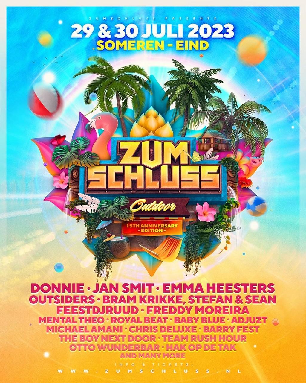 Lineup Poster Zum Schluss Outdoor 2023