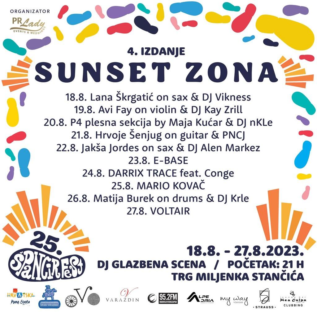 Lineup Poster Špancirfest 2023