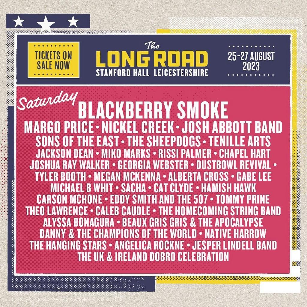 Lineup Poster The Long Road Festival 2023