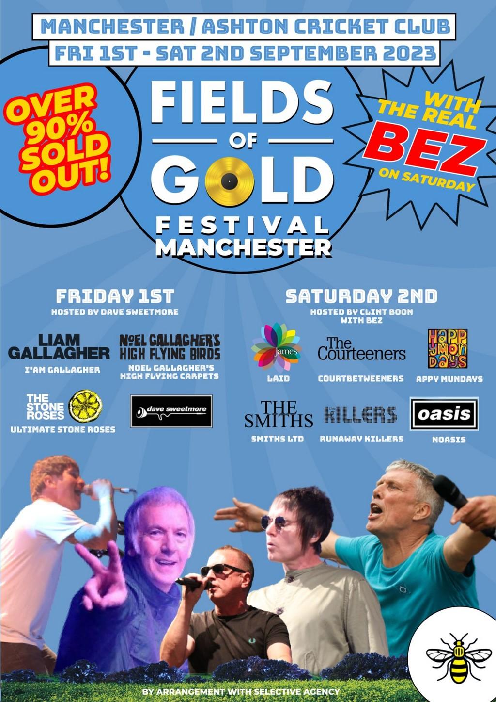 Lineup Poster Fields Of Gold 2023