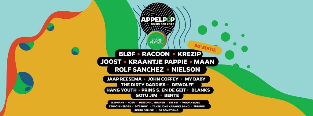 Lineup Poster Appelpop 2023