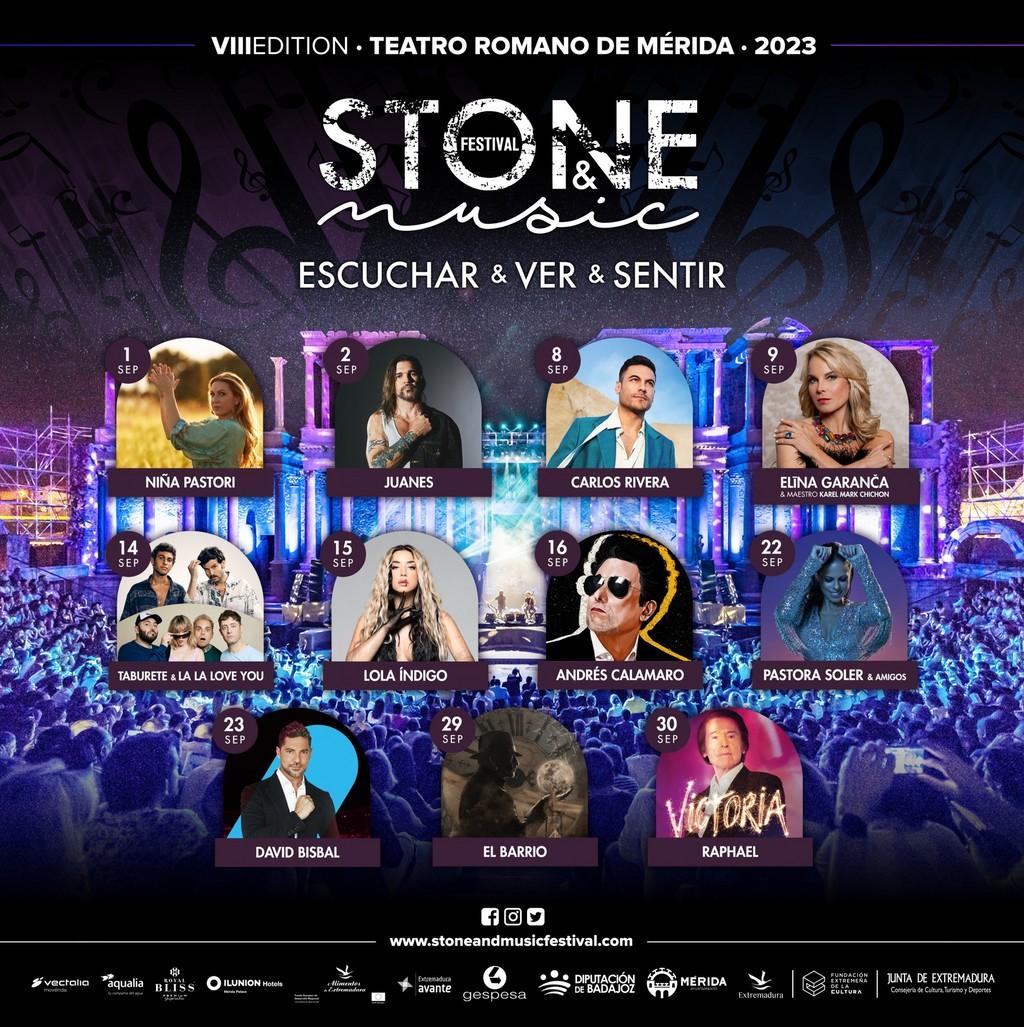 Lineup Poster Stone & Music Festival 2023