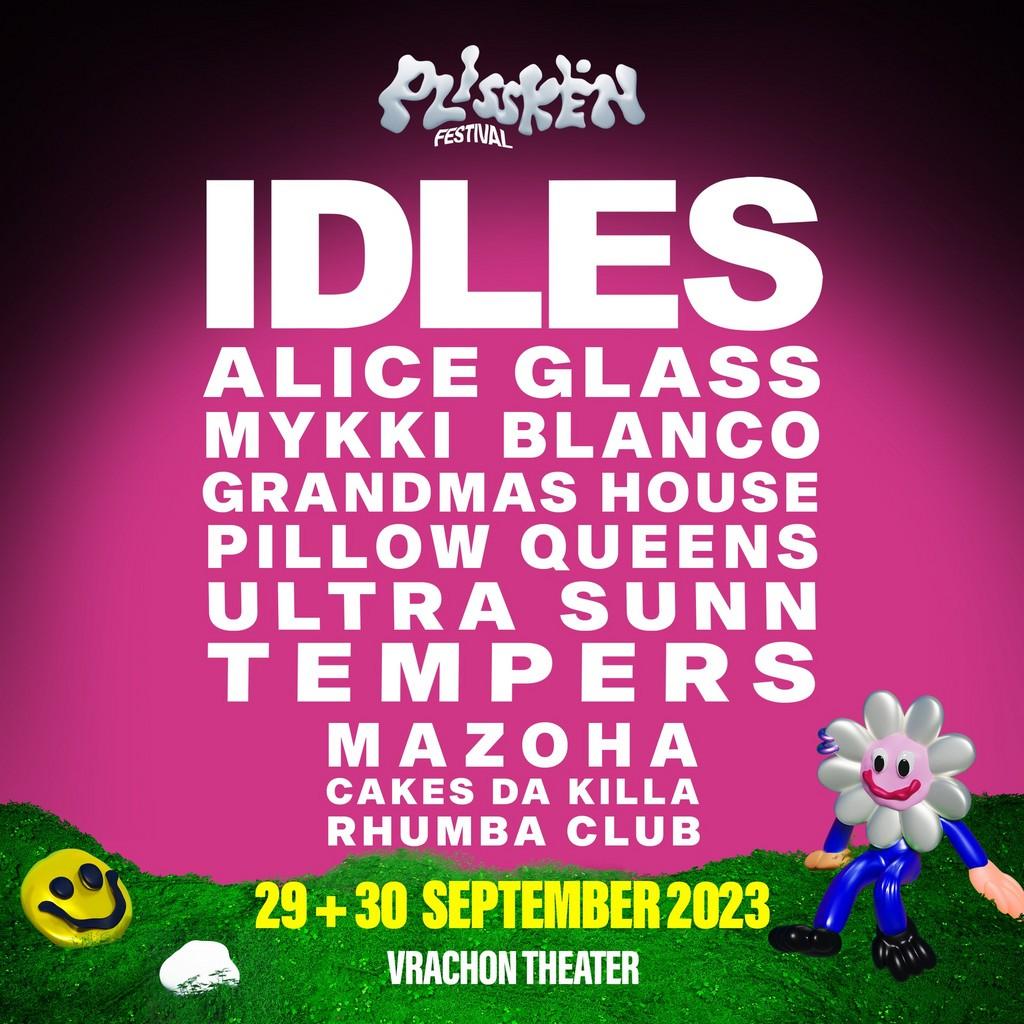 Lineup Poster Plisskën Festival 2023