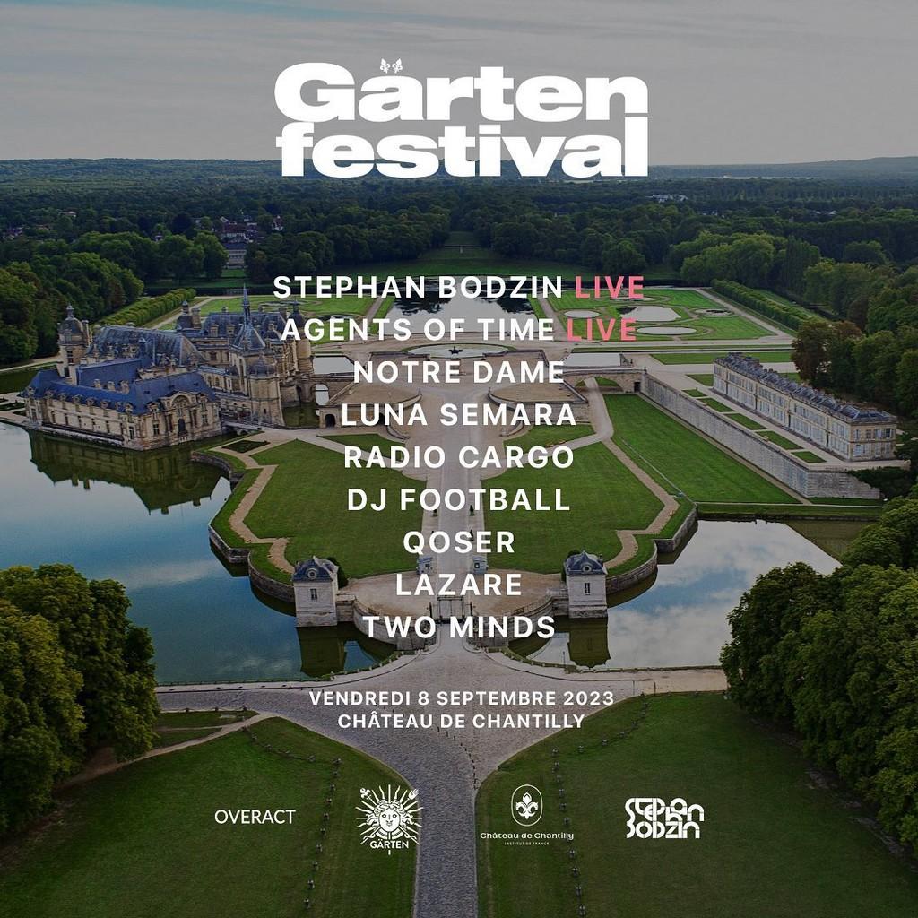 Lineup Poster Gärten Festival 2023