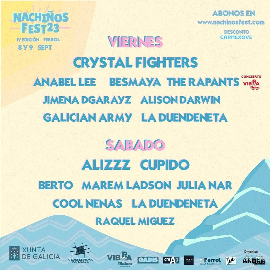 Lineup Poster Nachiños Fest 2023