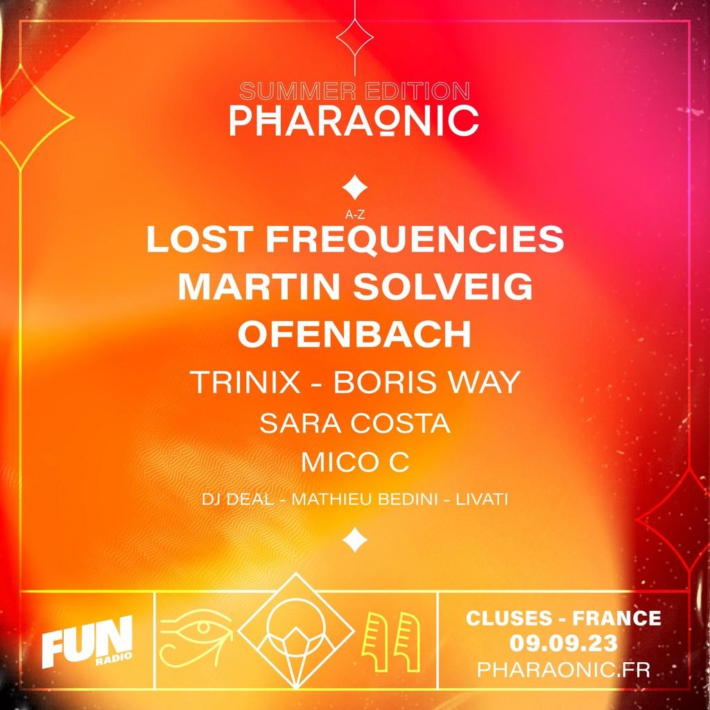 Lineup Poster Pharaonic Summer Edition 2023