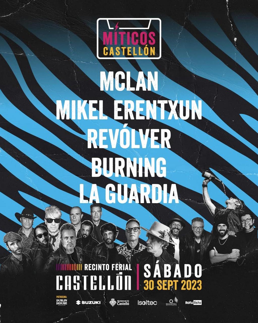 Lineup Poster Míticos Festival 2023