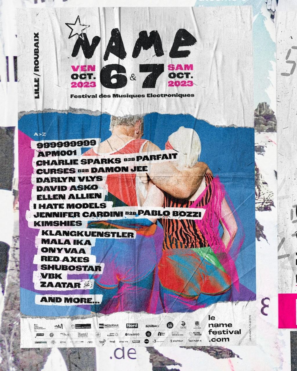 Lineup Poster NAME Festival 2023