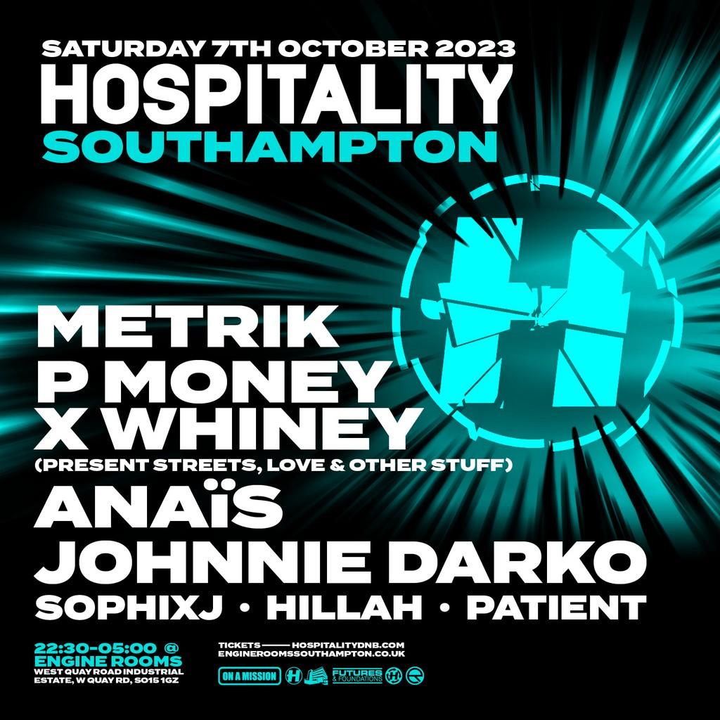 Lineup Poster Hospitality Southampton 2023