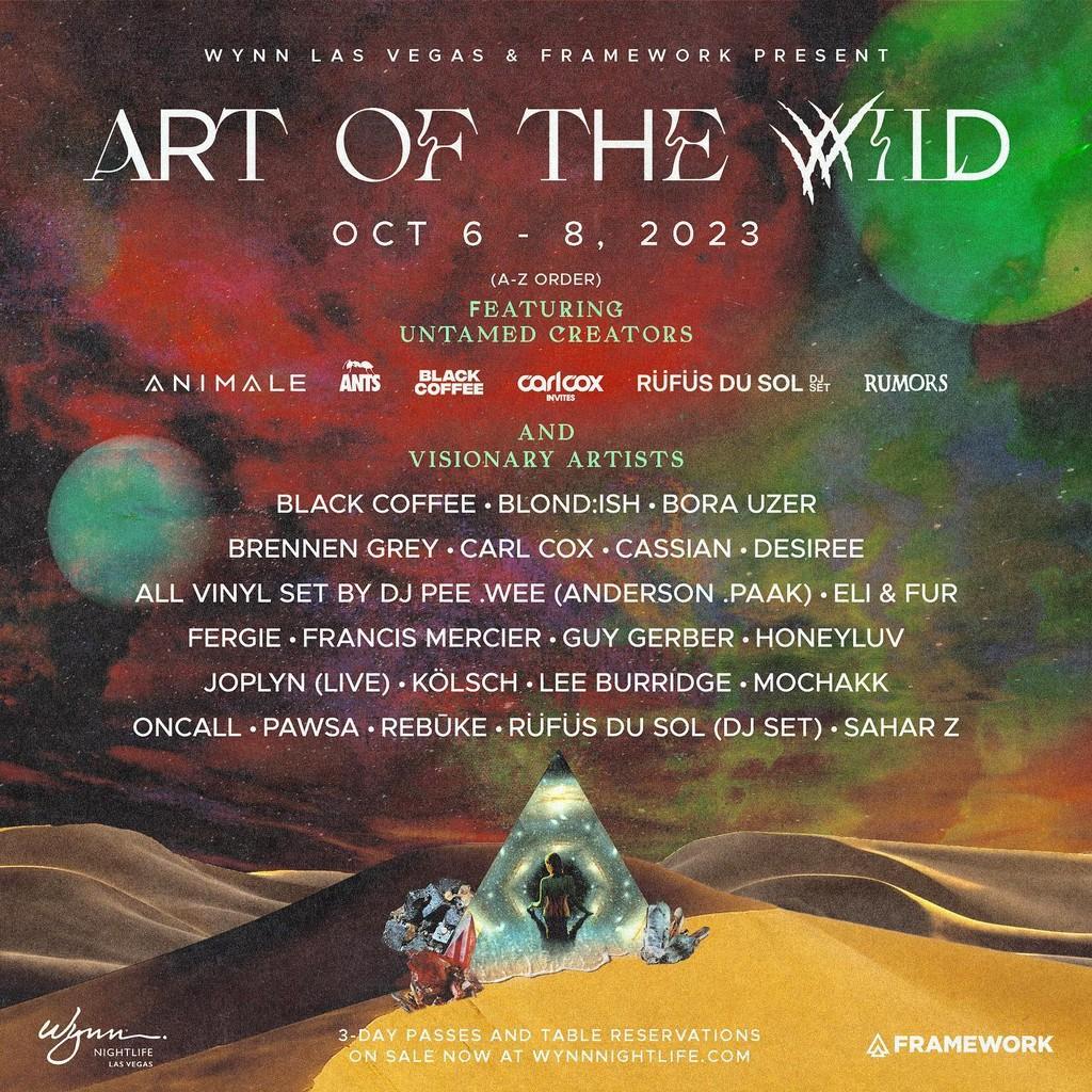 Lineup Poster Art of the Wild 2023