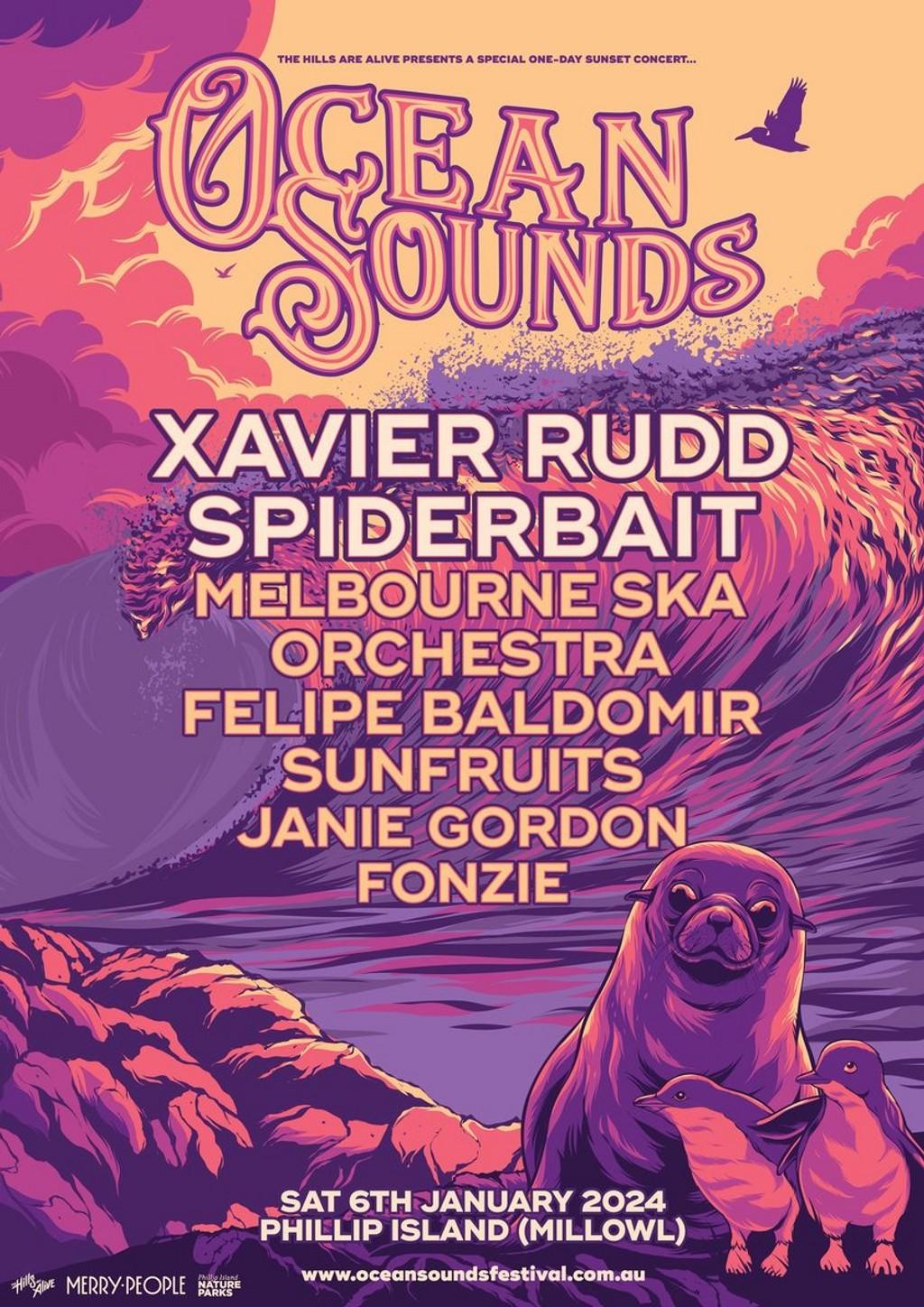 Lineup Poster Ocean Sounds 2024