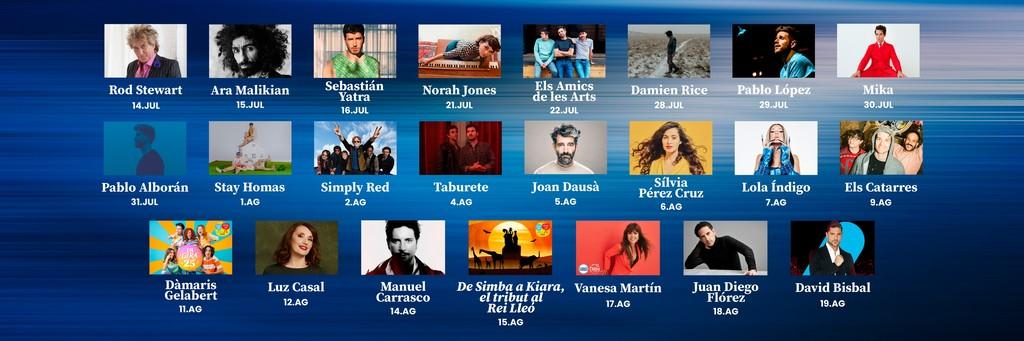 Lineup Poster Cap Roig Festival 2023