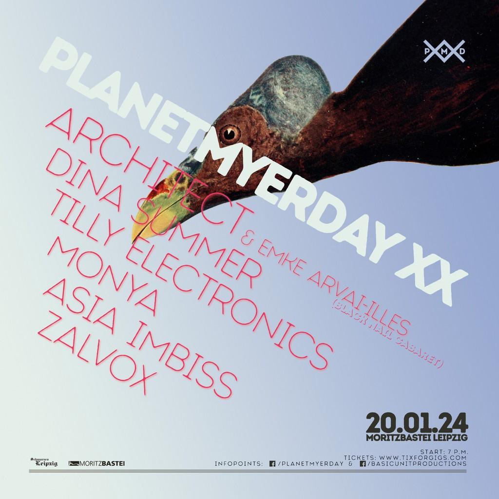 Lineup Poster Planet Myer Day 2024