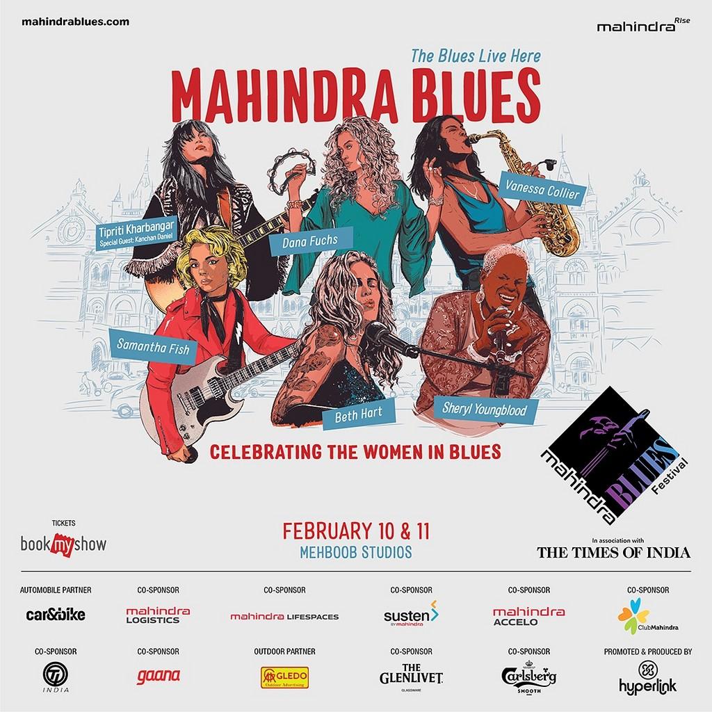 Lineup Poster Mahindra Blues Festival 2024
