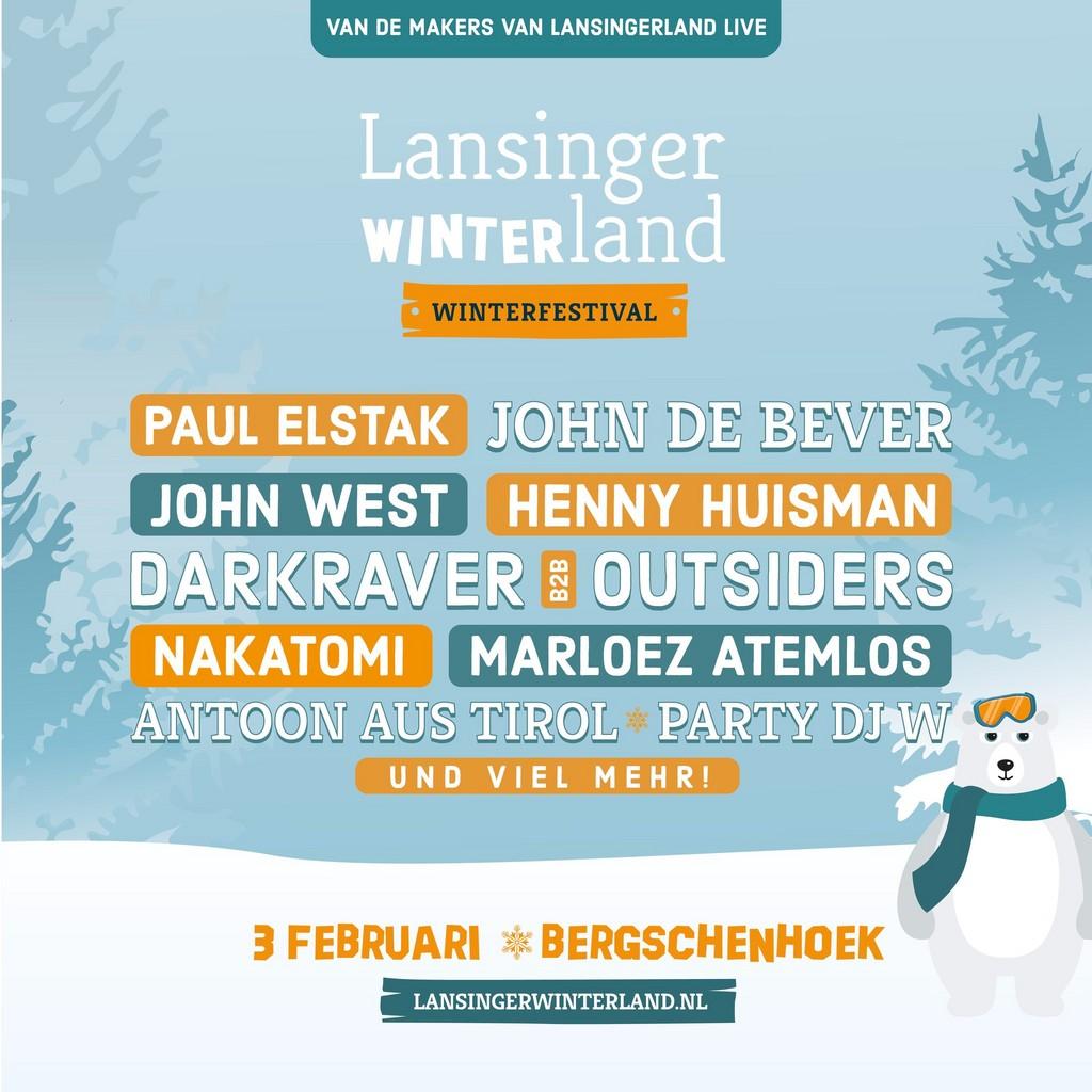 Lineup Poster Lansinger Winterland 2024