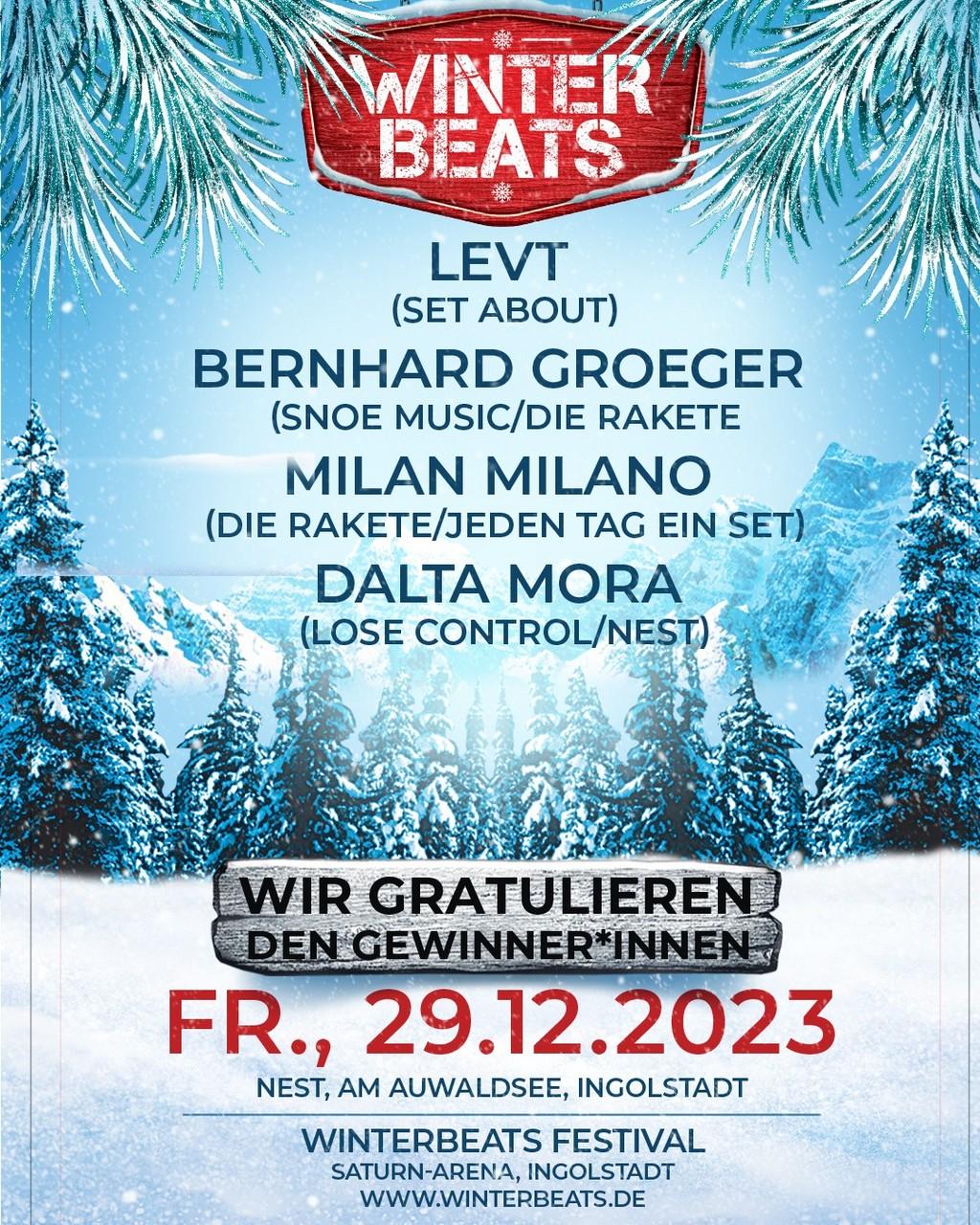 Lineup Poster Winterbeats Festival 2024