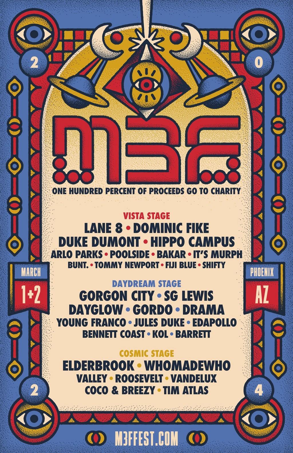 Lineup Poster M3F Fest 2024