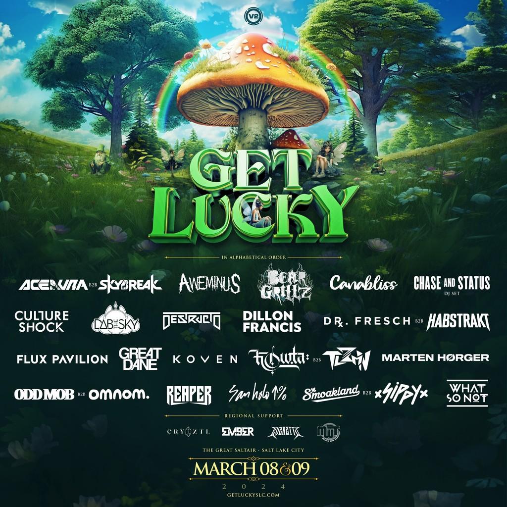 Lineup Poster Get Lucky 2024