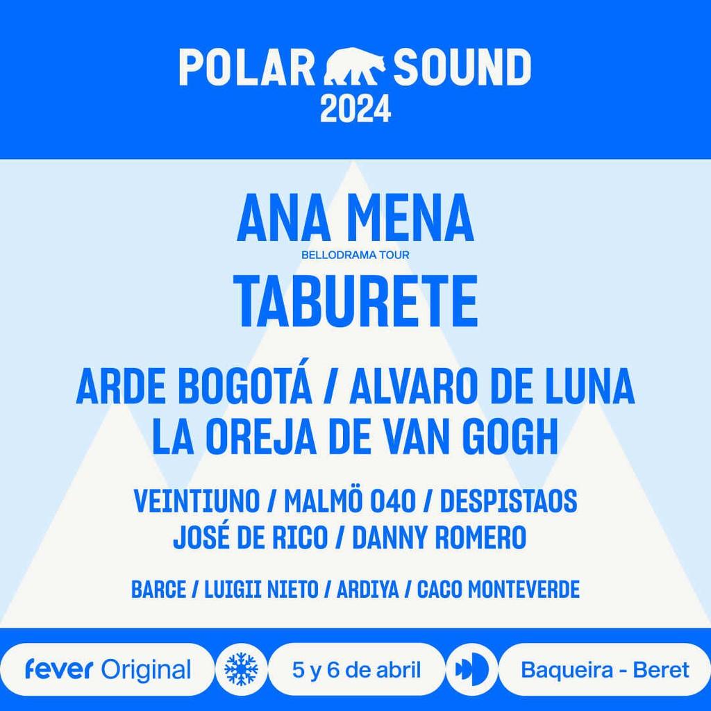 Lineup Poster Polar Sound Festival 2024