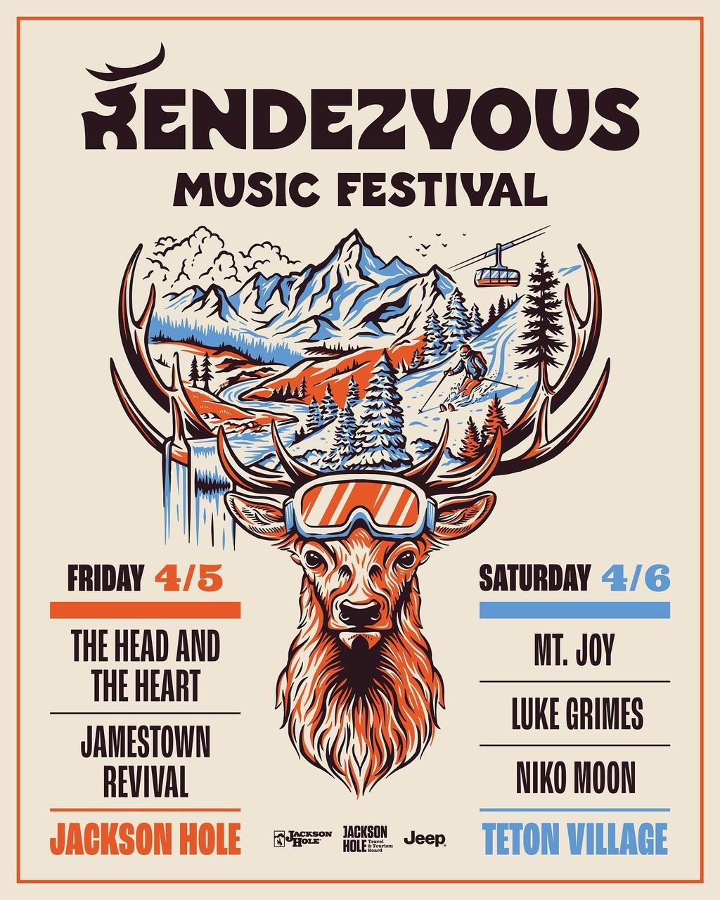 Lineup Poster Rendezvous Spring Festival 2024