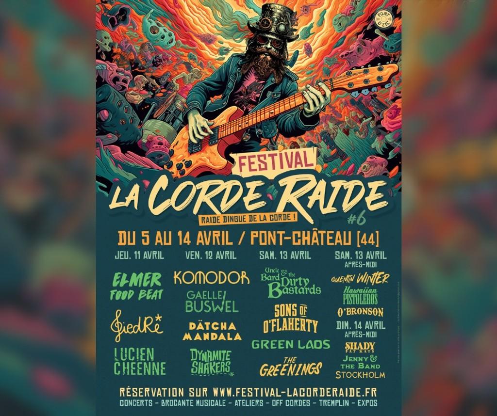 Lineup Poster Festival La Corde Raide 2024